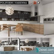 Free Download Kitchen 3D Model Nhà bếp 059