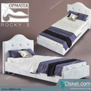 Free Download Child Bed 3D Model Giường cho trẻ 005
