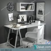 3D Model Office Furniture Free Download 019