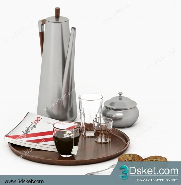 Free Download 3D Models Tableware Kitchen 065