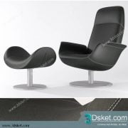 3D Model Arm Chair Free Download 069