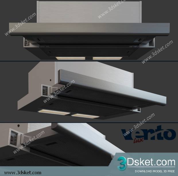 Free Download Kitchen Appliance 3D Model 028