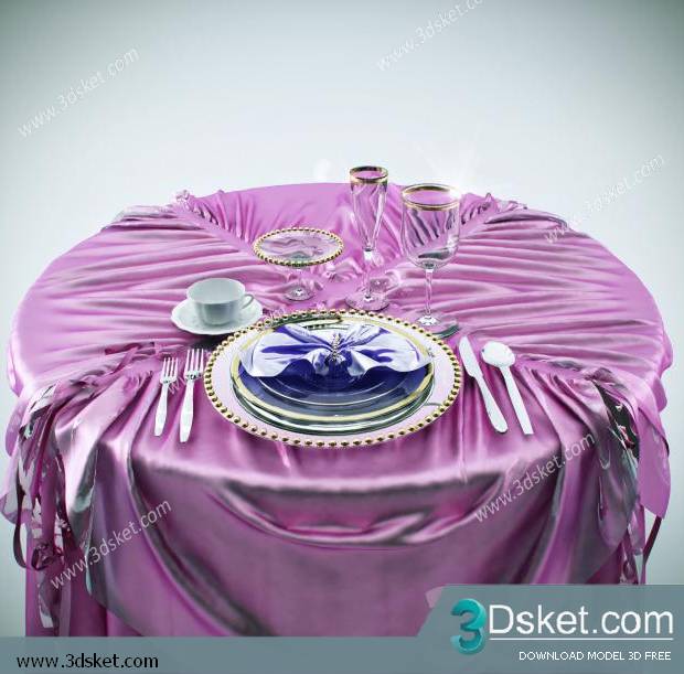 Free Download 3D Models Tableware Kitchen 046