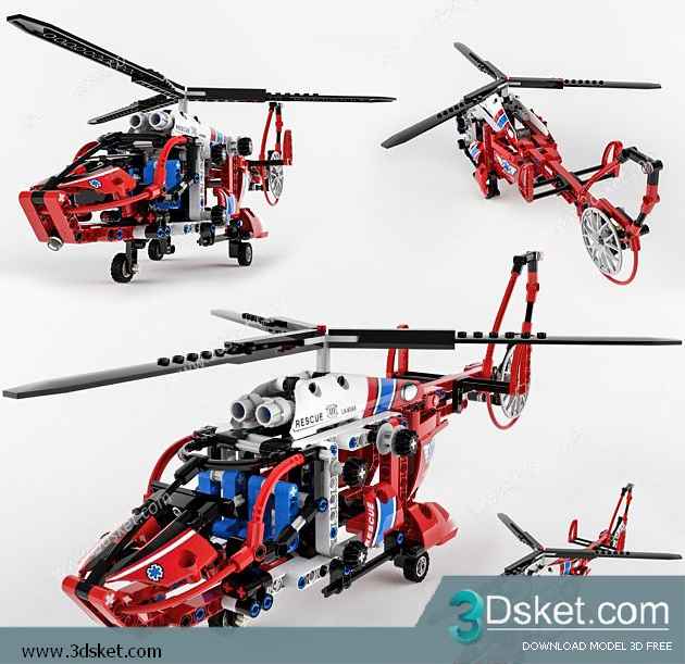 Free Download Toy 3D Model Đồ Chơi 007