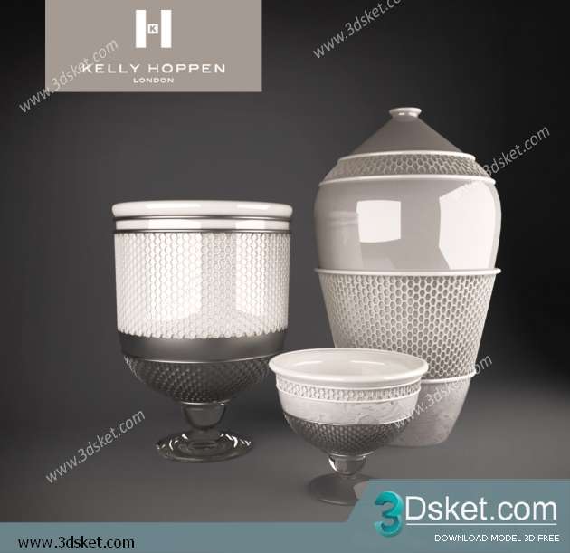 Free Download Vase 3D Model Chai Lọ 022