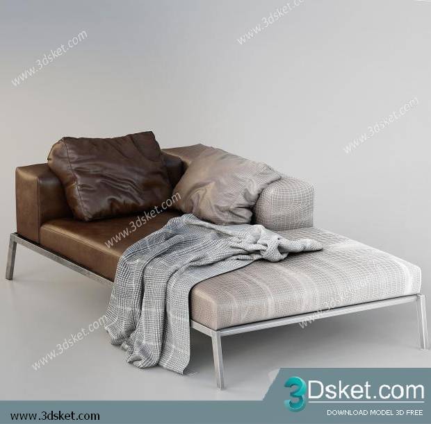 3D Model Other Soft Seating Free Download Ghế mềm 017