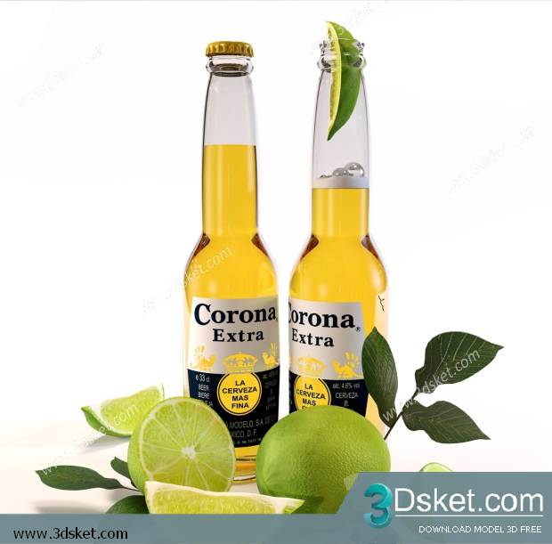 Free3D Download Food And Drinks 3D Model 041