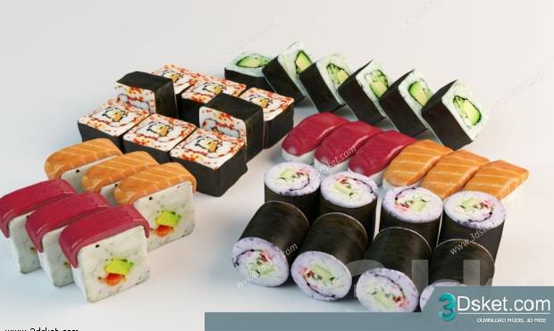 Free3D Download Food And Drinks 3D Model 027