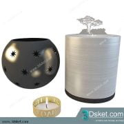 Free Download Mirror 3D Model Bộ Trang Trí 009