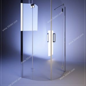 Free Download Shower 3D Model Tắm Đứng 002