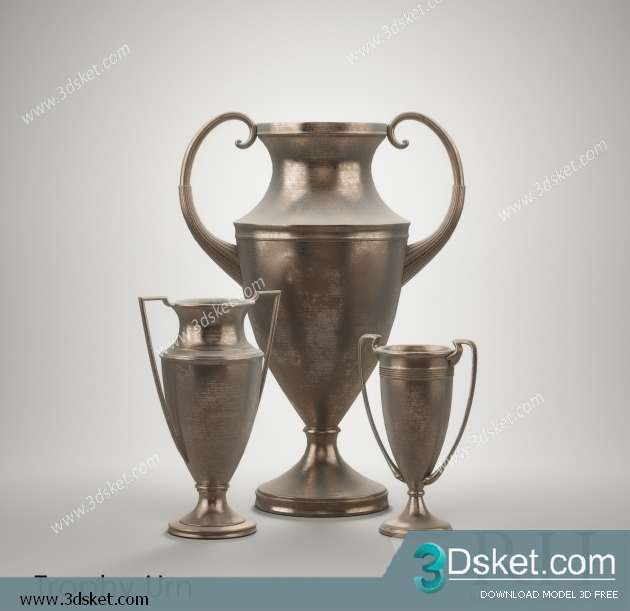 Free Download Vase 3D Model Chai Lọ 029
