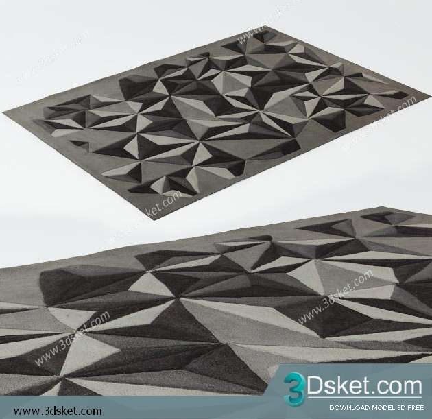 Free Download Carpets 3D Model Thảm 005