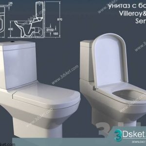 Free Download Toilet Bidet 3D Model 006