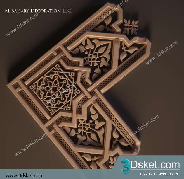 Free Download 3D Panel 3D Model 008