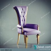 3D Model Arm Chair Free Download 010