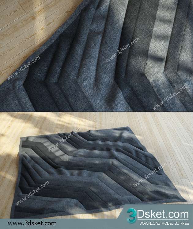 Free Download Carpets 3D Model Thảm 006