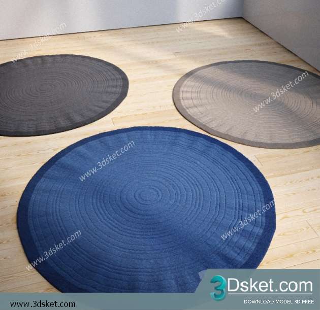Free Download Carpets 3D Model Thảm 007