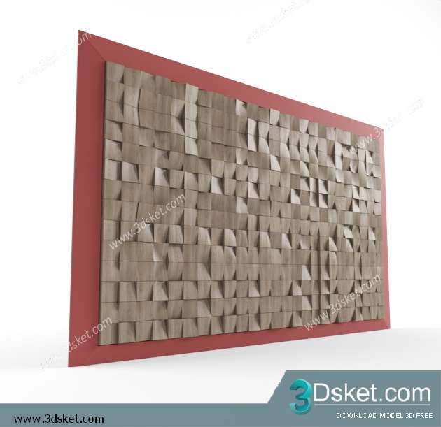 Free Download 3D Panel 3D Model 022