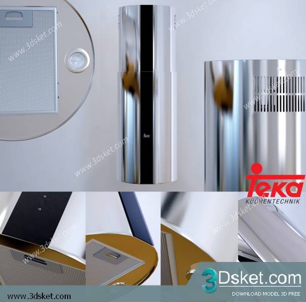 Free Download Kitchen Appliance 3D Model 033