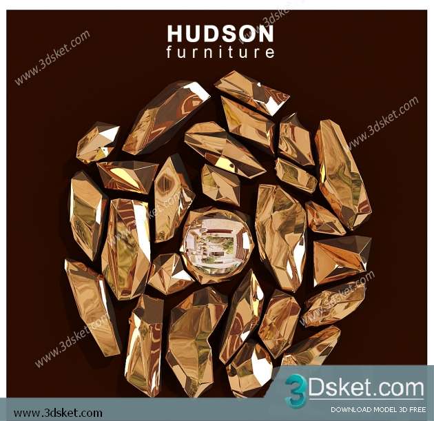 Free Download Mirror 3D Model Gương 034