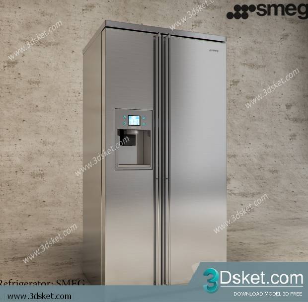 Free Download Kitchen Appliance 3D Model 034