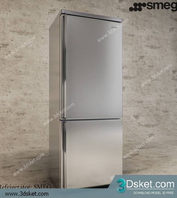 Free Download Kitchen Appliance 3D Model 035