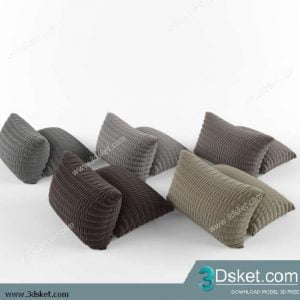 Free Download Pillows 3D Model 021 Gối