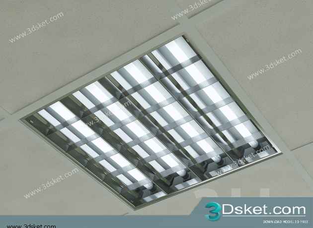 Free Download Spot Light 3D Model 032