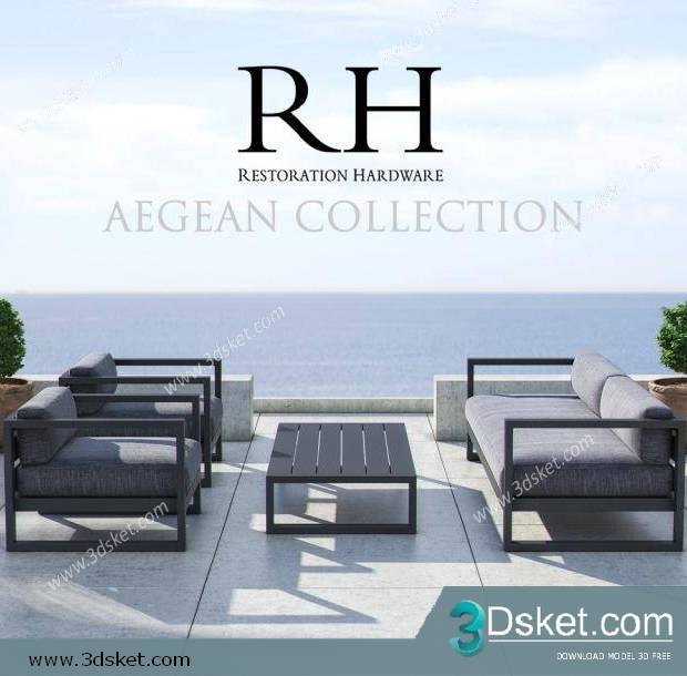 3D Model Sofa Free Download 104