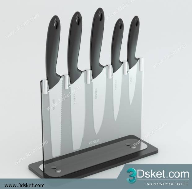 Free Download 3D Models Tableware Kitchen 0224