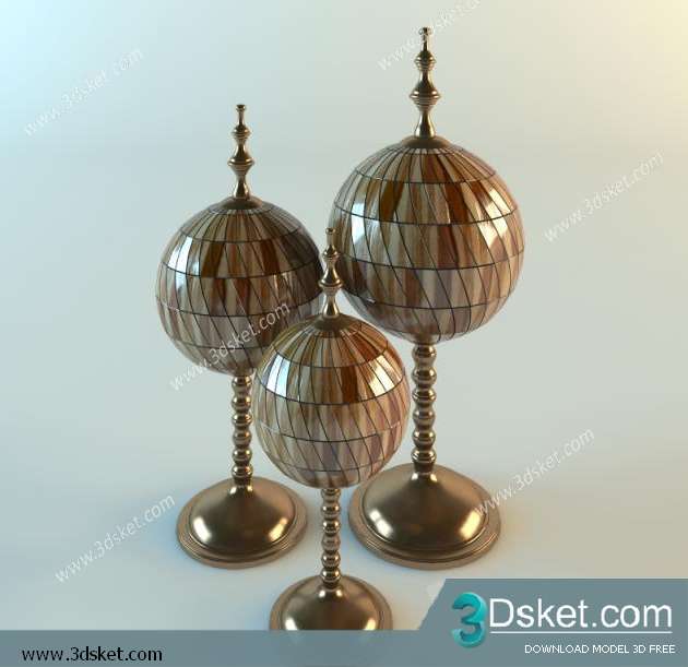 Free Download Decorative set 3D Model 077