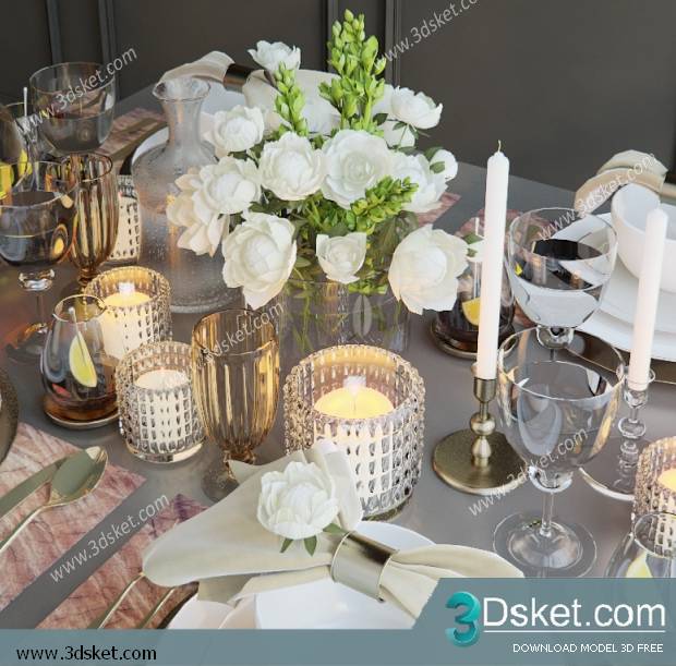 Free Download 3D Models Tableware Kitchen 0225