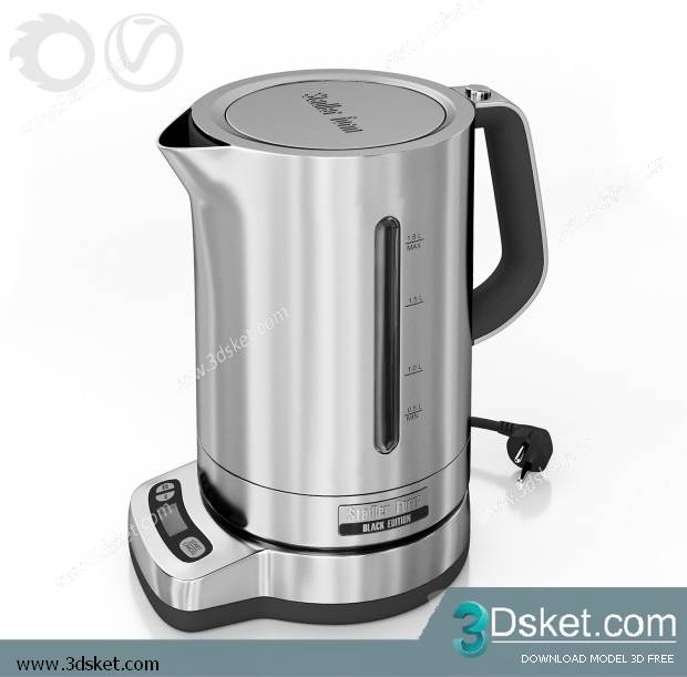 Free Download Kitchen Appliance 3D Model 0162