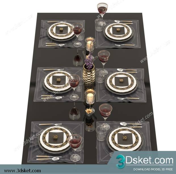 Free Download 3D Models Tableware Kitchen 0228