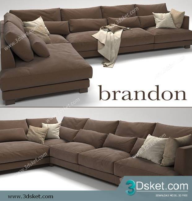 3D Model Sofa Free Download 0327