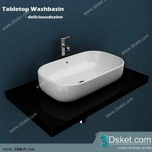 Free Download Wash Basin 3D Model 090