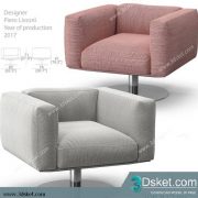 3D Model Arm Chair Free Download 407