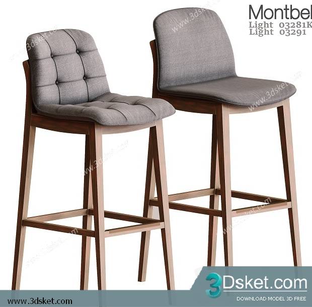 3D Model Arm Chair Free Download 409