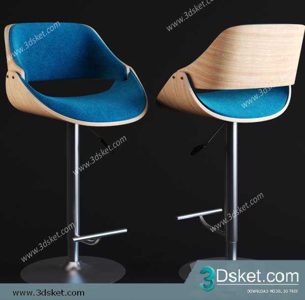 3D Model Chair Free Download 0384