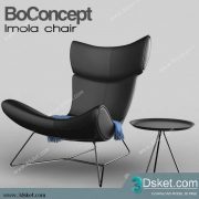 3D Model Arm Chair Free Download 411
