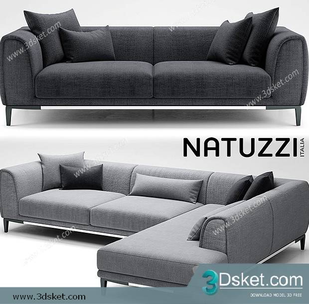 3D Model Sofa Free Download 0330