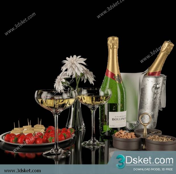 Free Download 3D Models Tableware Kitchen 0231