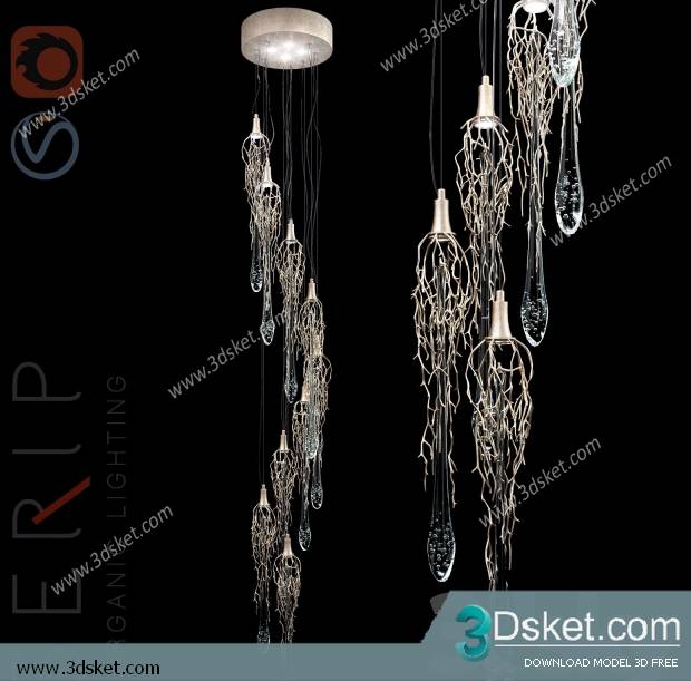 Free Download Ceiling Light 3D Model 0449