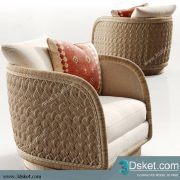 3D Model Arm Chair Free Download 418