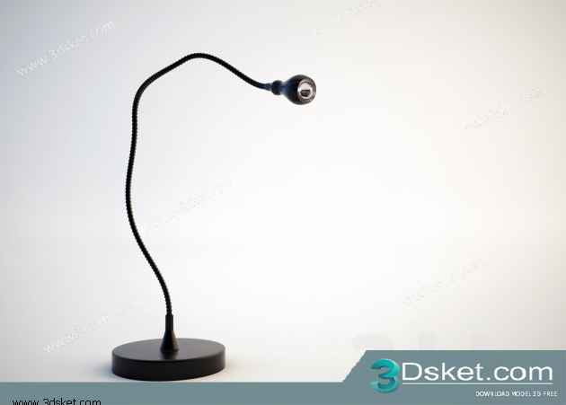Free Download Table Lamp 3D Model 076