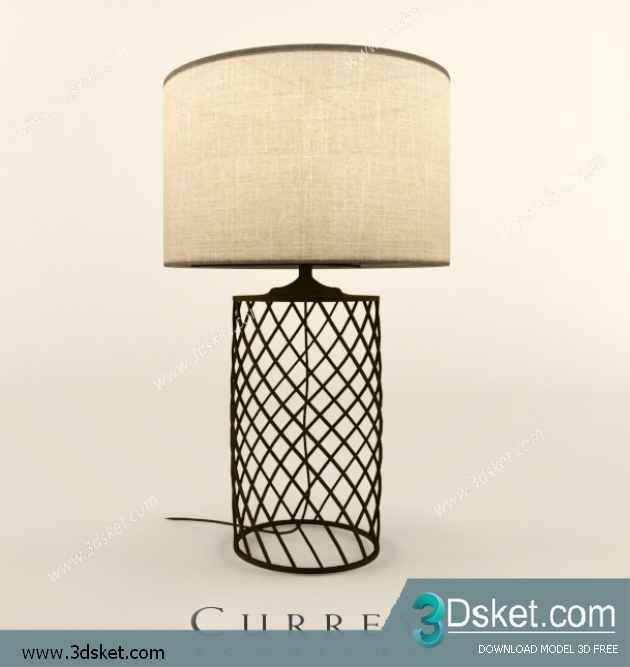 Free Download Table Lamp 3D Model 0138