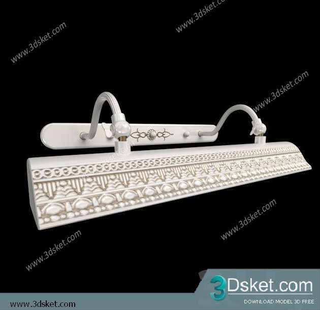 Free Download Decorative Plaster 3D Model 103