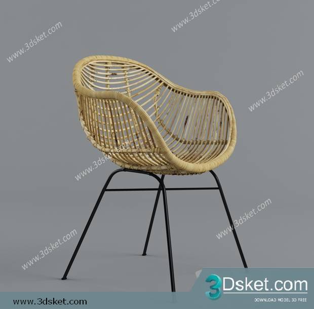3D Model Chair Free Download 0385