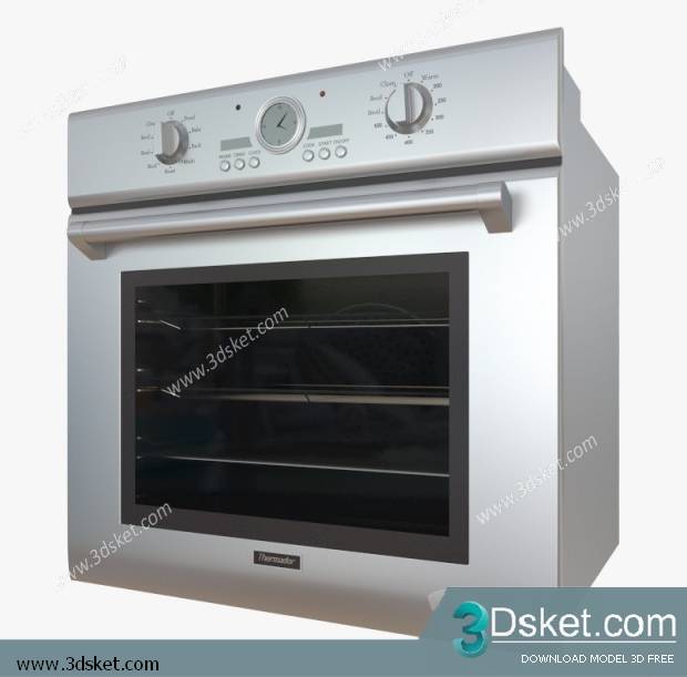 Free Download Kitchen Appliance 3D Model 0163