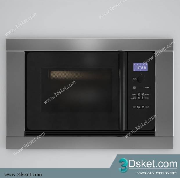 Free Download Kitchen Appliance 3D Model 0164